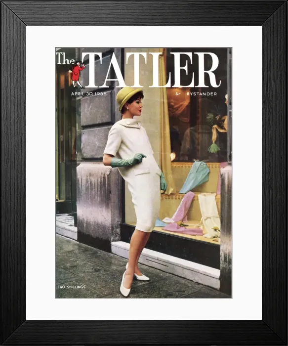 Framed Print : Tatler front cover, 1958