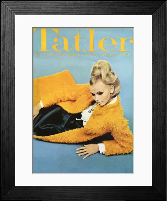 Framed Print : Tatler front cover, 1963 - Paris Collections