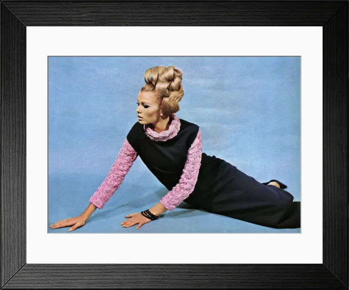 Framed Print : Dress by Yves St Laurent, 1963 Framed Print : Dress by Yves St Laurent, 1963