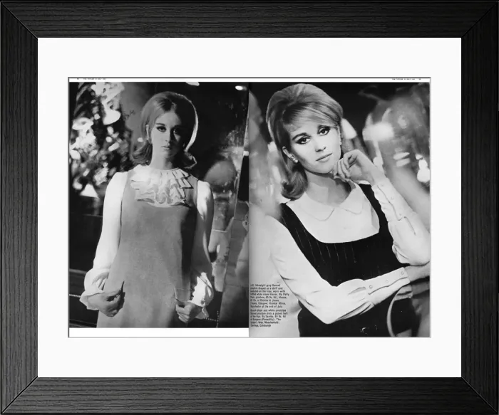 Framed Print : Tatler fashion shoot at Annabels nightclub, 1963 Framed Print : Tatler fashion shoot at Annabels nightclub, 1963