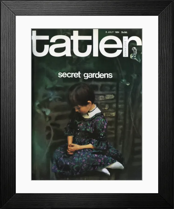 Framed Print : Tatler front cover, Secret Gardens 1964 Framed Print : Tatler front cover, Secret Gardens 1964