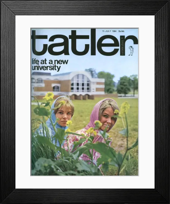 Framed Print : Tatler front cover, New Universities 1964 Framed Print : Tatler front cover, New Universities 1964