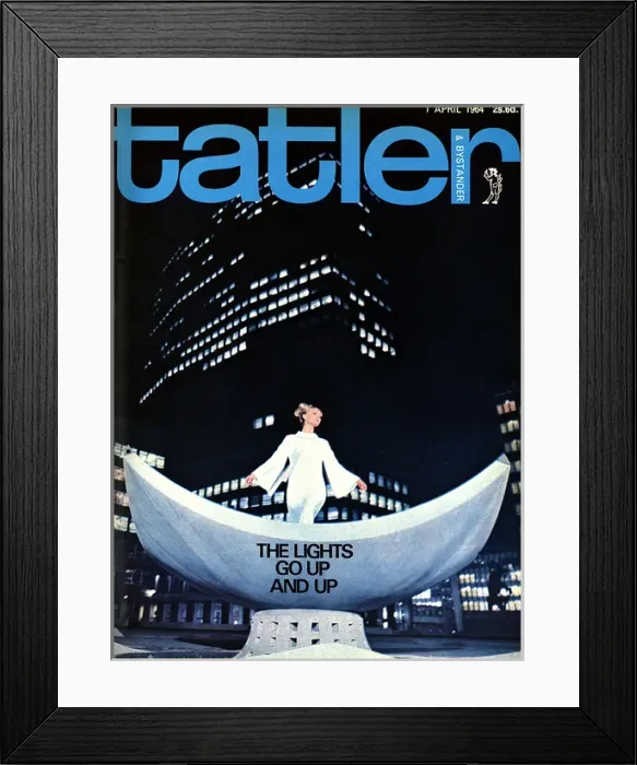 Framed Print : Tatler front cover, April 1964 Framed Print : Tatler front cover, April 1964