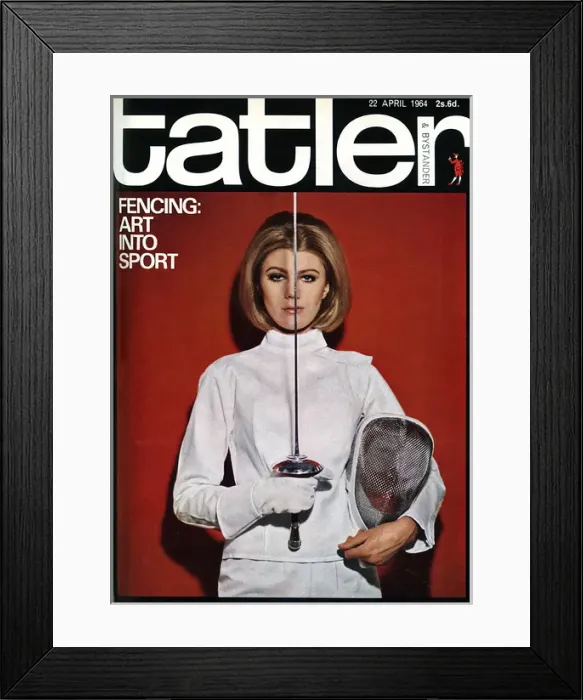 Framed Print : Tatler front cover, April 1964 Framed Print : Tatler front cover, April 1964