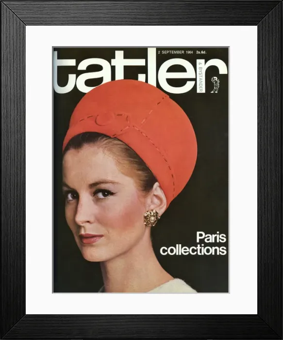 Framed Print : Tatler front cover, Paris Collections, 1964 Framed Print : Tatler front cover, Paris Collections, 1964