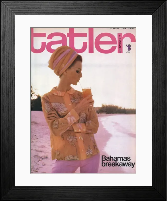 Framed Print : Tatler front cover, April 1964 Framed Print : Tatler front cover, April 1964