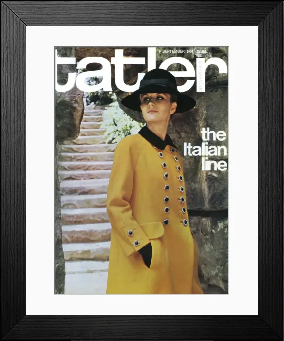Framed Print : Tatler front cover, The Italian line, 1964 Framed Print : Tatler front cover, The Italian line, 1964