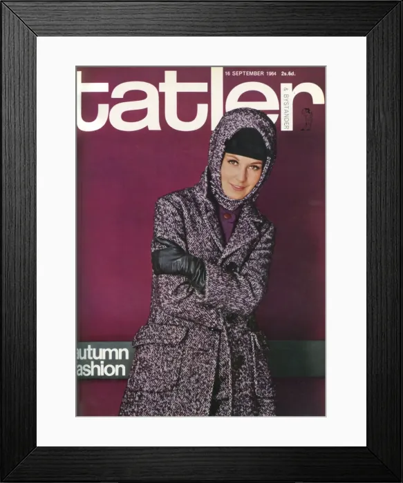 Framed Print : Tatler front cover, Autumn Fashion, 1964 Framed Print : Tatler front cover, Autumn Fashion, 1964