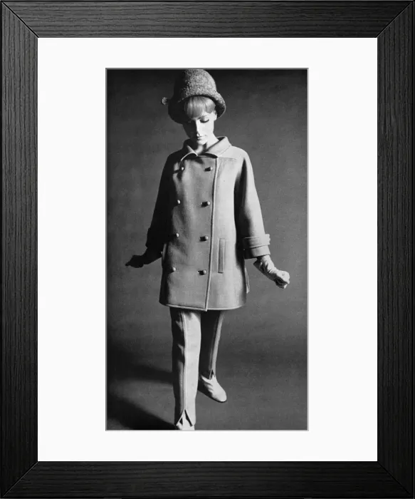 Framed Print : Courreges fashion, 1964