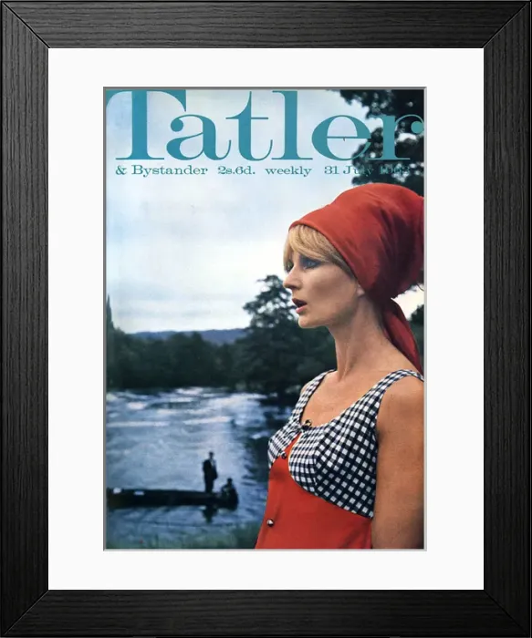 Framed Print : Tatler front cover, Marlow, Bucks, 1963