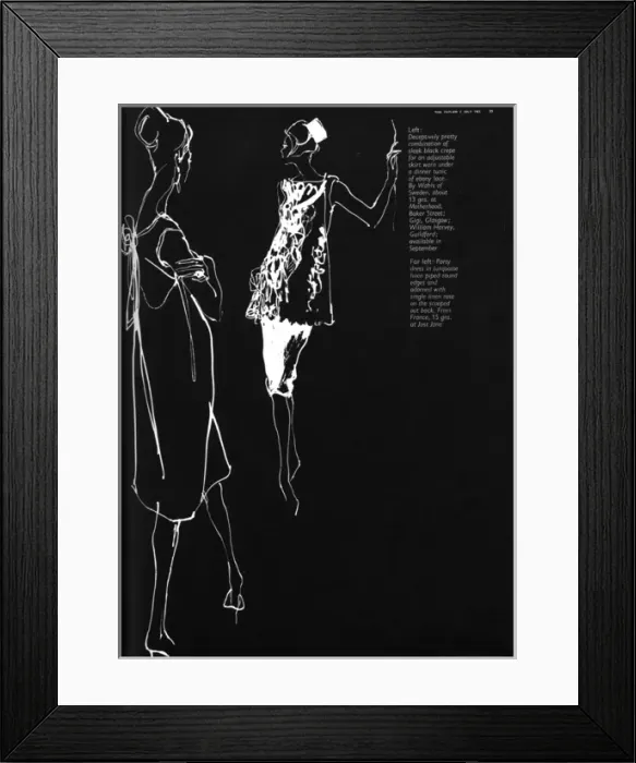 Framed Print : Maternity fashion, 1963 Framed Print : Maternity fashion, 1963