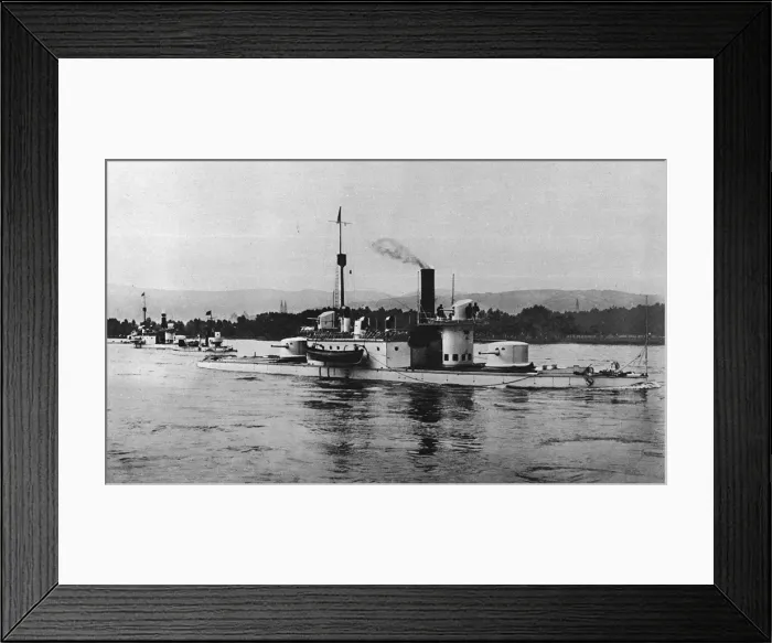 Framed Print : Austrian Monitor Gunboat Framed Print : Austrian Monitor Gunboat