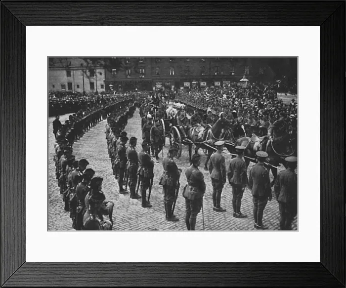 Framed Print : Funeral of General Grierson Framed Print : Funeral of General Grierson