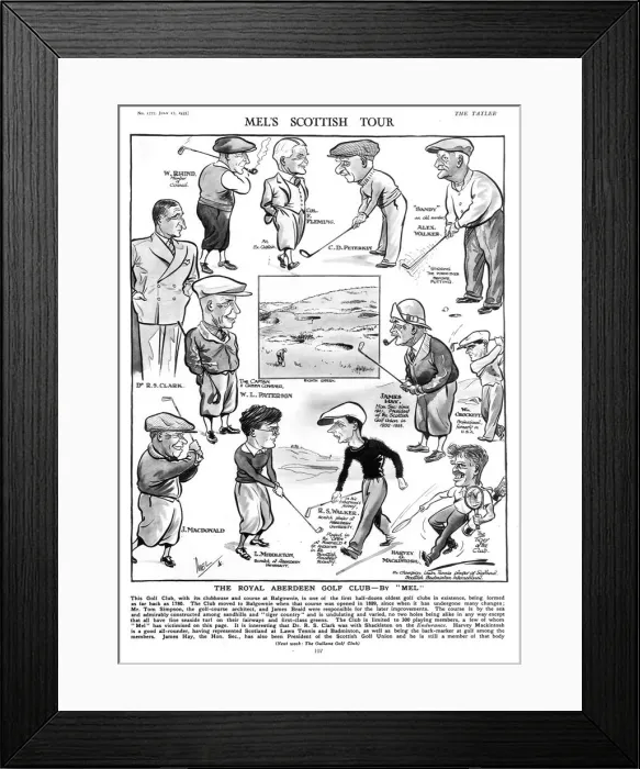 Framed Print : The Royal Aberdeen Golf Club by Mel
