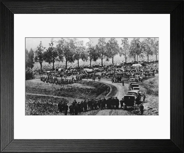 Framed Print : German camp in Belgium Framed Print : German camp in Belgium