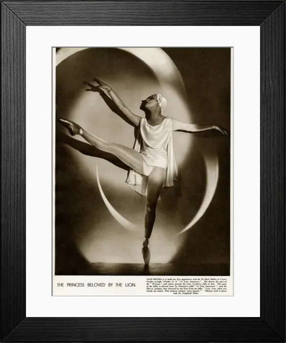 Framed Print : Alice Nikitina 1937 Framed Print : Alice Nikitina 1937