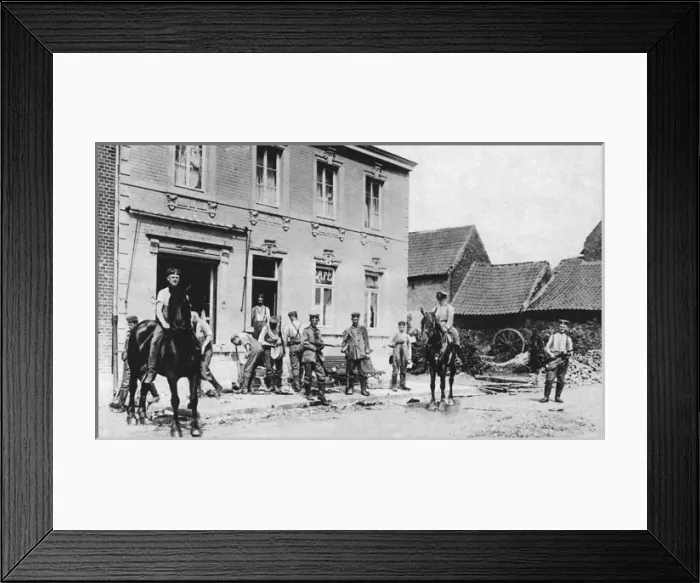Framed Print : German soldiers in Mouland Framed Print : German soldiers in Mouland