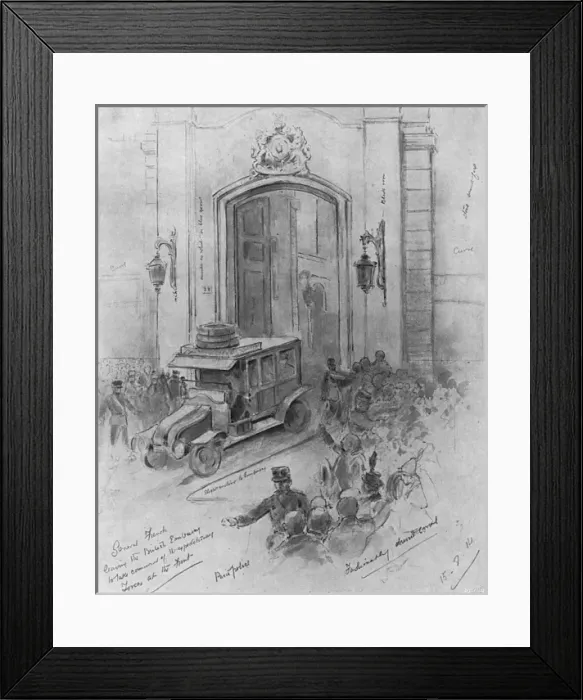 Framed Print : Sir John French in Paris Framed Print : Sir John French in Paris