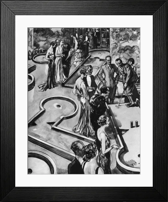 Framed Print : Miniature Golf at the Kit-Cat Framed Print : Miniature Golf at the Kit-Cat