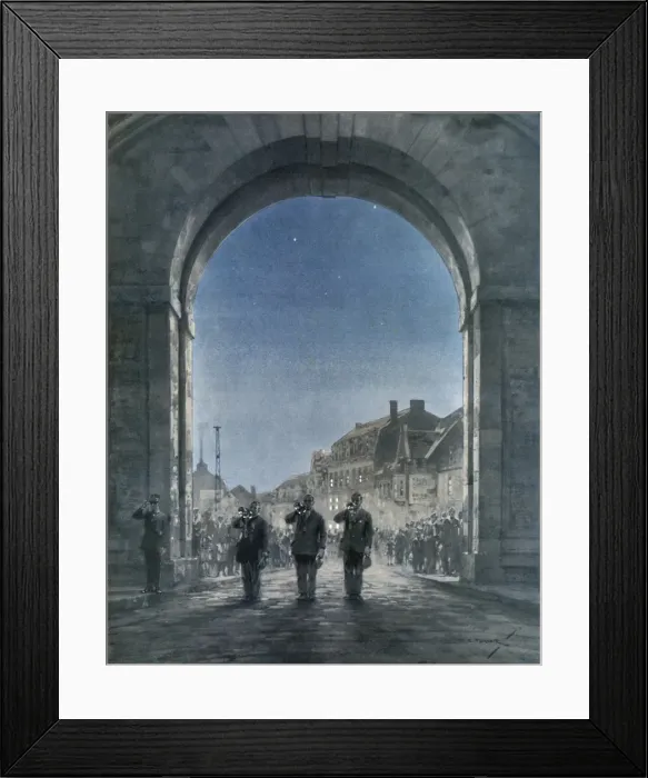 Framed Print : The Last Post by C. E. Turner Framed Print : The Last Post by C. E. Turner