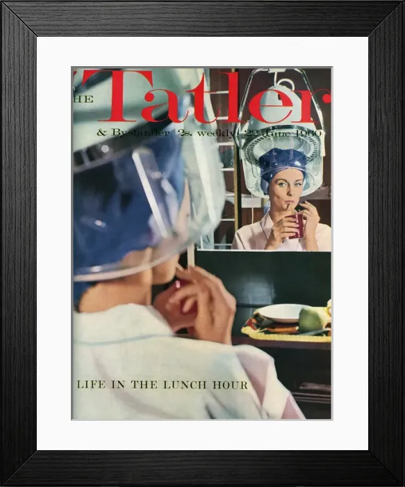 Framed Print : Tatler front cover - Life in the lunch hour Framed Print : Tatler front cover - Life in the lunch hour