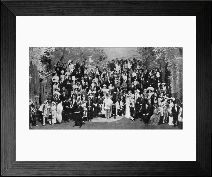Framed Print : First Royal Variety Show dress rehersal, 1912 Framed Print : First Royal Variety Show dress rehersal, 1912