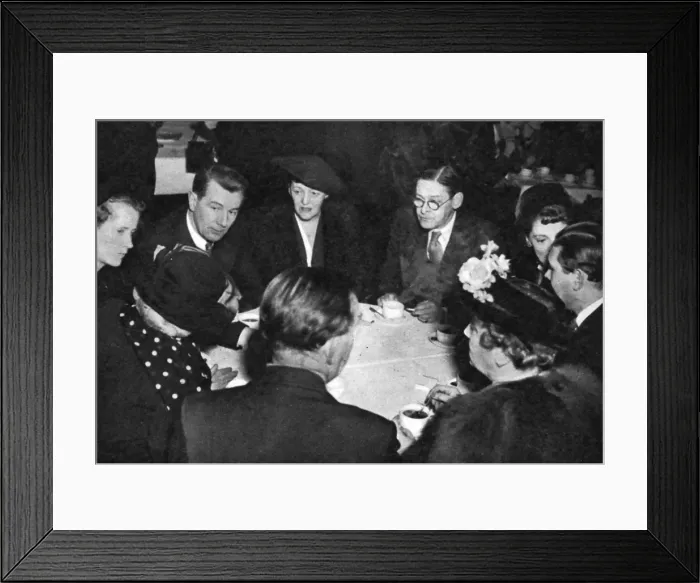 Framed Print : Luncheon of Anglo-Swedish Society with T. S. Eliot Framed Print : Luncheon of Anglo-Swedish Society with T. S. Eliot