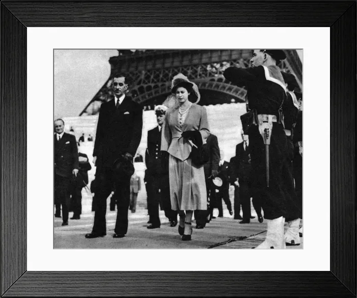 Framed Print : Princess Elizabeth in Paris Framed Print : Princess Elizabeth in Paris
