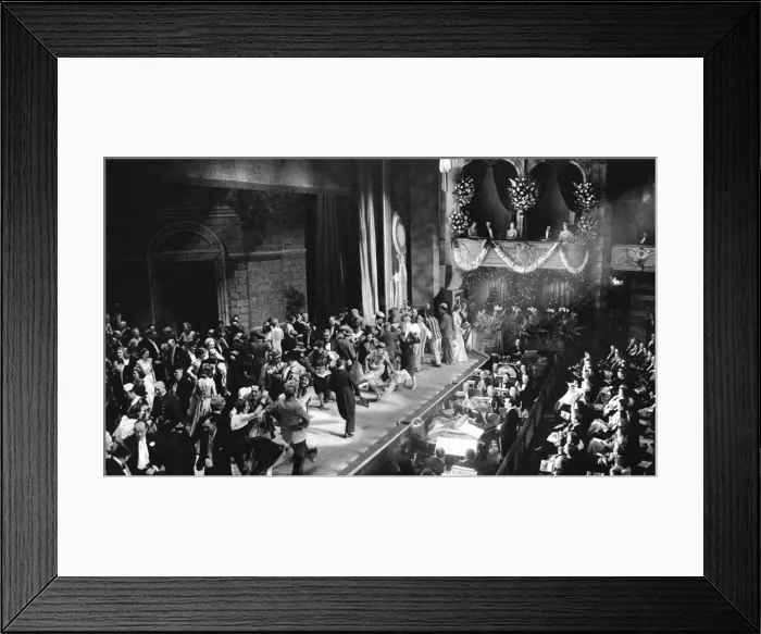 Framed Print : The Royal Variety Show, 1938