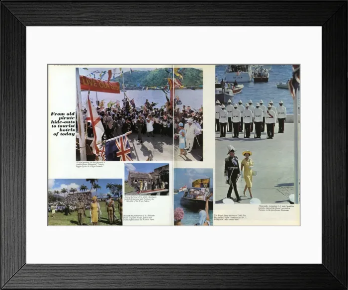 Framed Print : Queen and Prince Philip on tour Framed Print : Queen and Prince Philip on tour