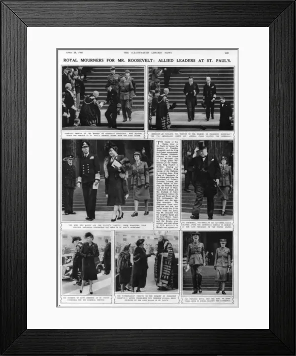 Framed Print : Funeral of Roosevelt Framed Print : Funeral of Roosevelt