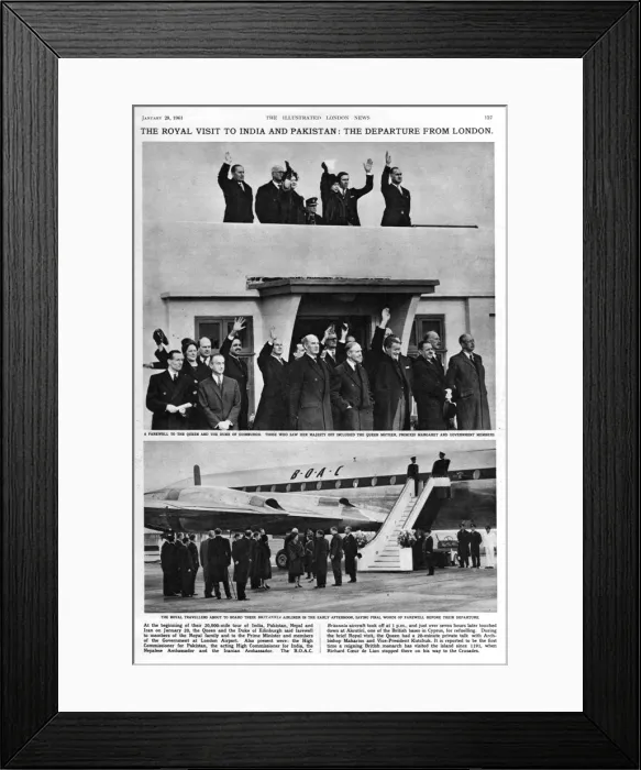 Framed Print : The Royal visit to India and Pakistan Framed Print : The Royal visit to India and Pakistan
