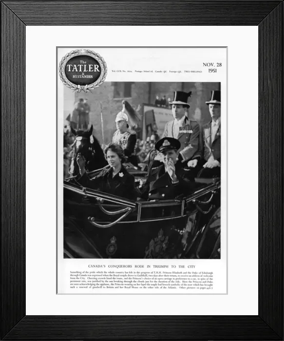 Framed Print : Queen Elizabeth II & Duke of Edinburgh riding to Guildhall Framed Print : Queen Elizabeth II & Duke of Edinburgh riding to Guildhall