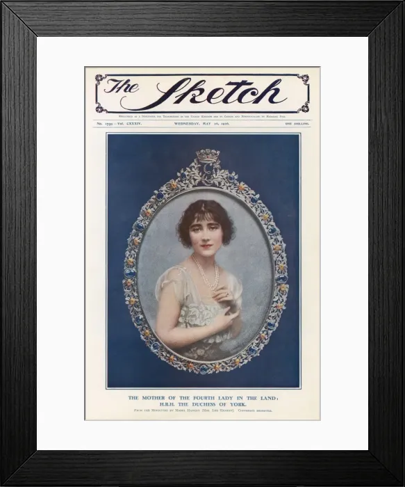 Framed Print : Front-cover of The Sketch- The Duchess of York Framed Print : Front-cover of The Sketch- The Duchess of York
