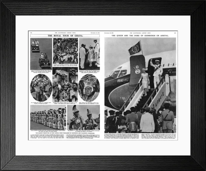 Framed Print : The Royal Tour of Ghana