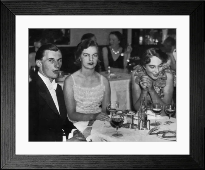 Framed Print : Deborah Mitford with Lord Lansdowne Framed Print : Deborah Mitford with Lord Lansdowne