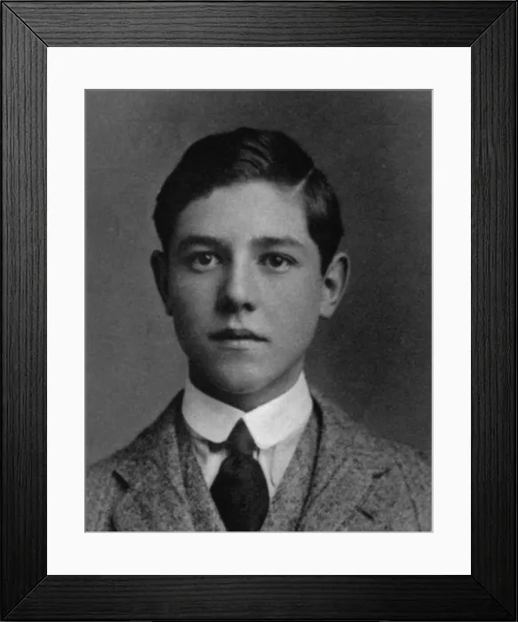 Framed Print : Captain Euan Wallace as a young man Framed Print : Captain Euan Wallace as a young man