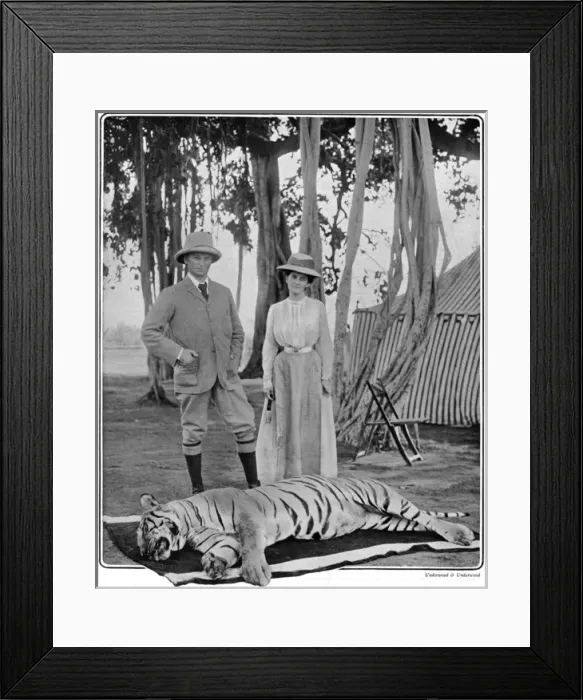Framed Print : Tatler front cover - Lord & Lady Curzon in India Framed Print : Tatler front cover - Lord & Lady Curzon in India