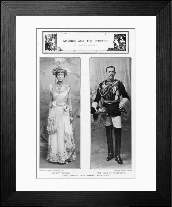 Framed Print : The Duke of Roxburghe and Miss May Goelet Framed Print : The Duke of Roxburghe and Miss May Goelet