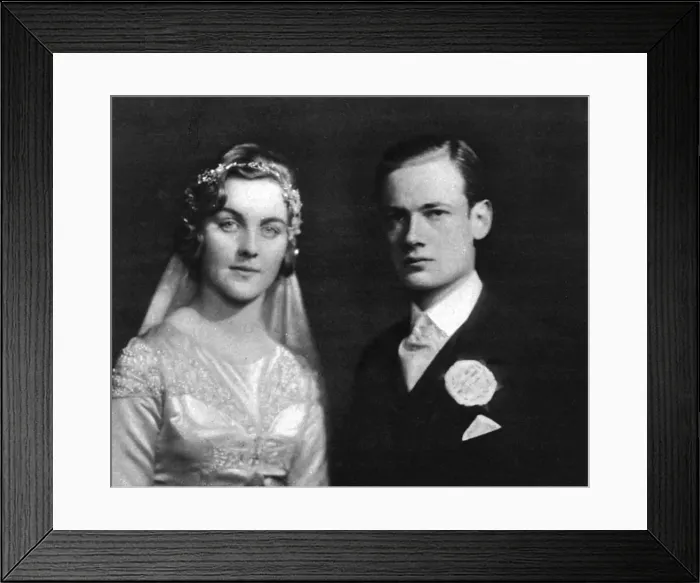 Framed Print : Wedding of Diana Mitford and Bryan Guinness