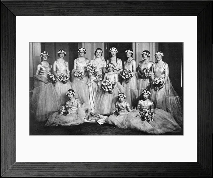 Framed Print : Wedding of Diana Mitford and Bryan Guinness Framed Print : Wedding of Diana Mitford and Bryan Guinness