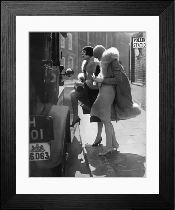 Framed Print : The advent of women at the polls, 1929 Framed Print : The advent of women at the polls, 1929