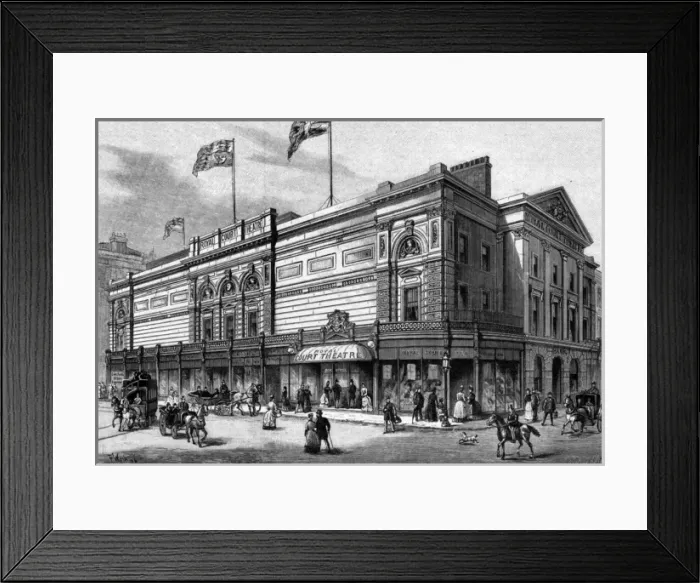 Framed Print : The Royal Court Theatre, Liverpool, 1887 Framed Print : The Royal Court Theatre, Liverpool, 1887