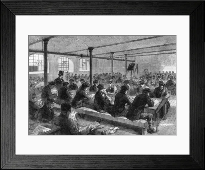Framed Print : School for mill operatives in Manchester Framed Print : School for mill operatives in Manchester