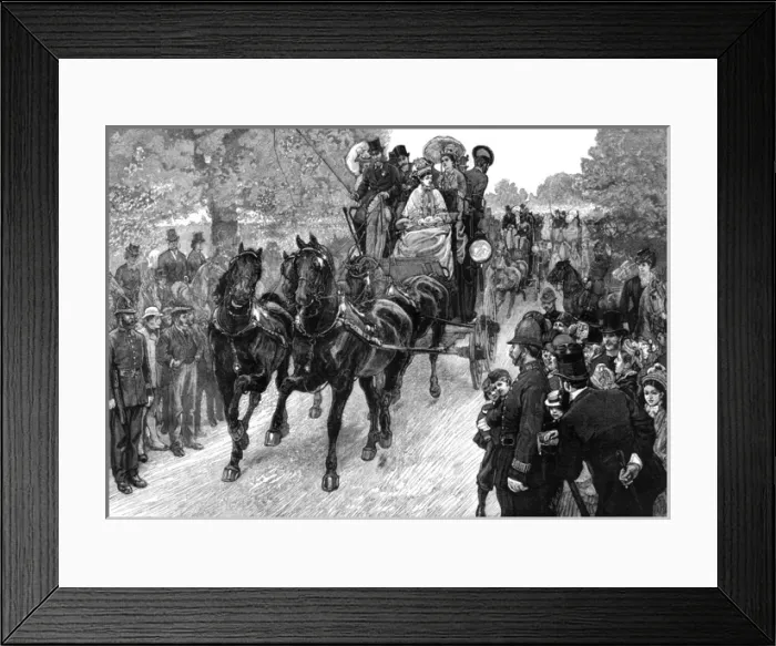 Framed Print : The Four-in-Hand Club in Hyde Park Framed Print : The Four-in-Hand Club in Hyde Park