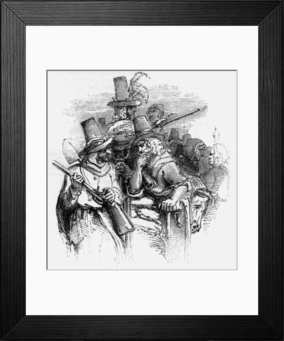 Framed Print : Rebecca Riots, 1843