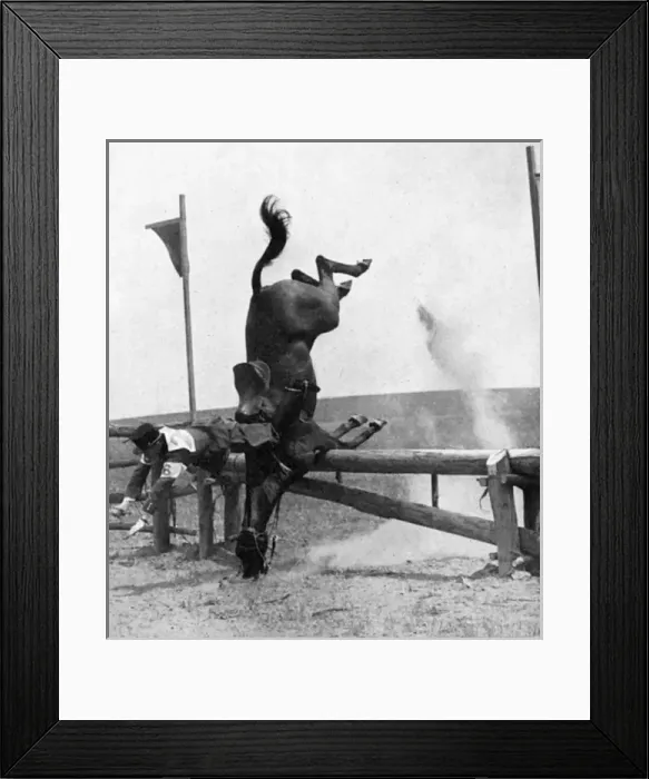 Framed Print : Pentathlon fall, 1932 Olympic Games Framed Print : Pentathlon fall, 1932 Olympic Games