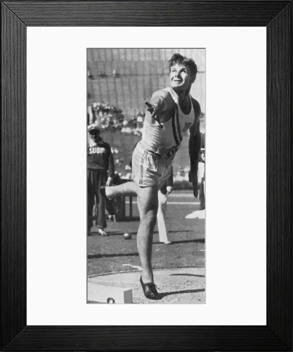 Framed Print : James Bausch in the decathlon, 1932 Olympic Games Framed Print : James Bausch in the decathlon, 1932 Olympic Games