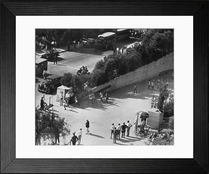 Framed Print : Marathon race, 1932 Olympic Games