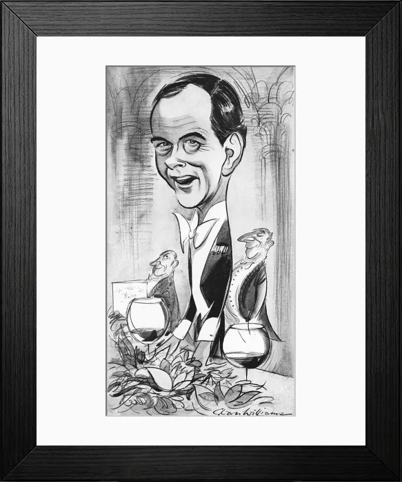 Framed Print : Andrew Cavendish, Duke of Devonshire by Glan Williams Framed Print : Andrew Cavendish, Duke of Devonshire by Glan Williams